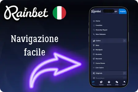 Navigazione Rainbet casino